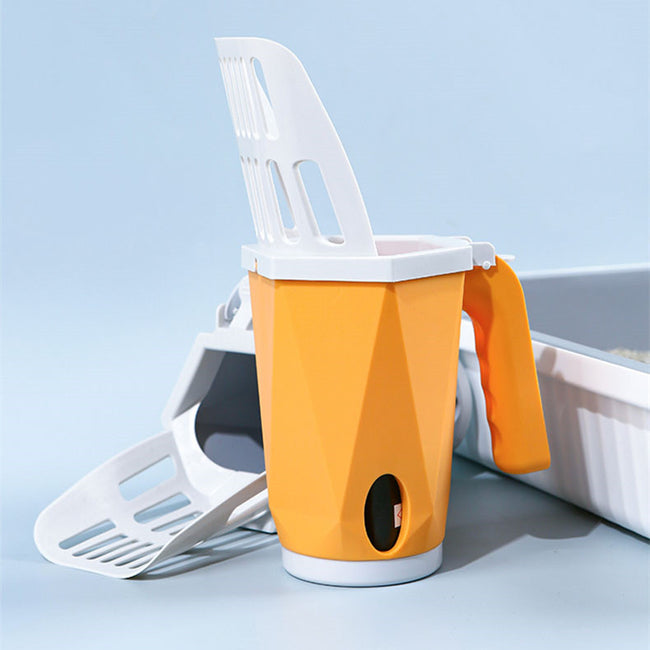 Self-Cleaning Cat Litter Scoop | Durable Kitty Litter Shovel for Easy Waste Cleaning Main Image