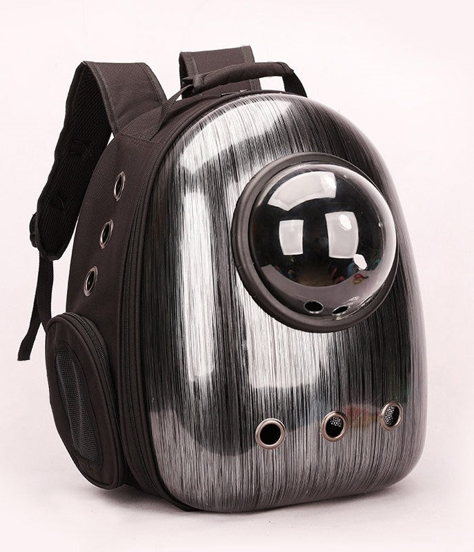 Pet Carrier Backpack | Breathable Double Shoulder Cat Travel Bag with Clear Window Design