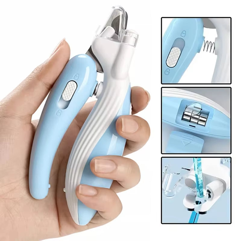 Professional Pet Nail Clipper for Dogs & Cats, Labor-Saving Grooming Trimmer