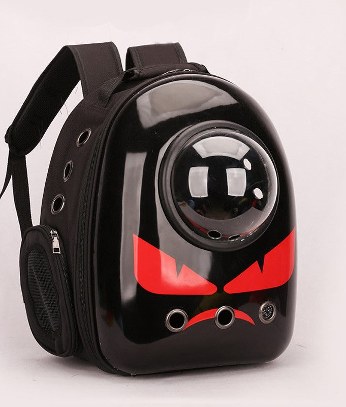 Pet Carrier Backpack | Breathable Double Shoulder Cat Travel Bag with Clear Window Design