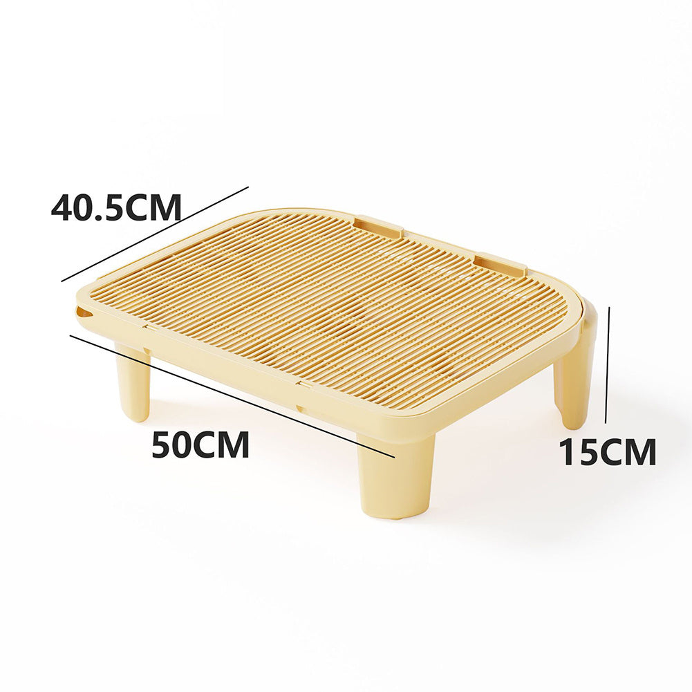 Double-Layer Cat Litter Mat Anti Tracking Waterproof Cat Toilet Cleaning Mat