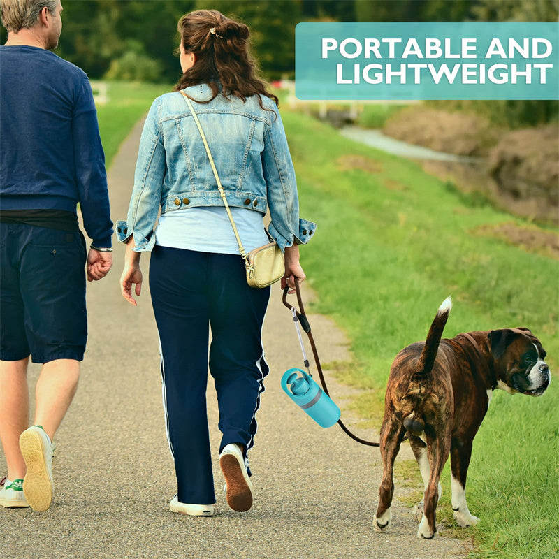 Portable Dog Pooper Scooper with Built-in Waste Bag Dispenser | Lightweight Pet Waste Picker