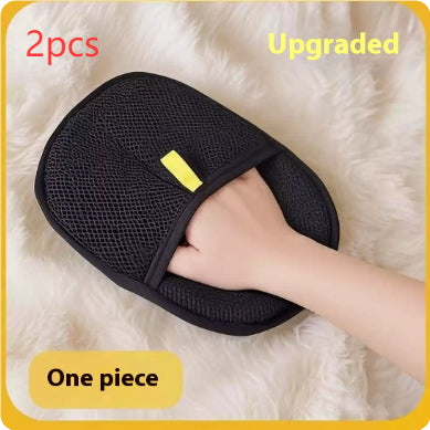 Pet Hair Remover Glove for Dogs & Cats – Deshedding Grooming Mitt for Long & Short Hair