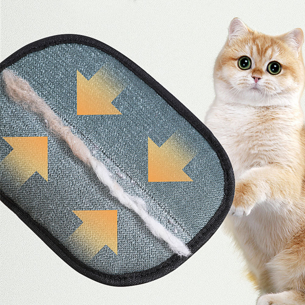 Pet Hair Remover Glove for Dogs & Cats – Deshedding Grooming Mitt for Long & Short Hair