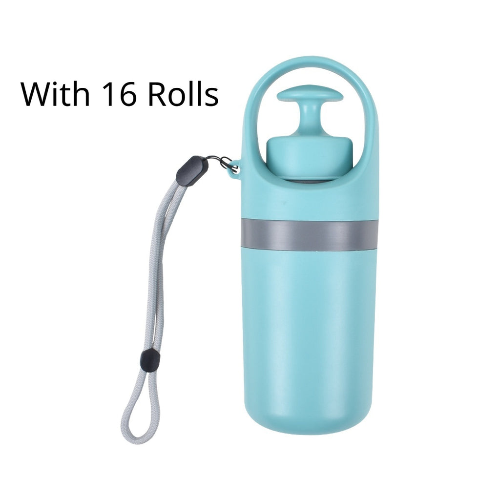 Portable Dog Pooper Scooper with Built-in Waste Bag Dispenser | Lightweight Pet Waste Picker