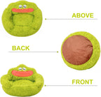 Donut Pet Bed – Calming Plush, Soft Cartoon Design for Small Dogs & Cats