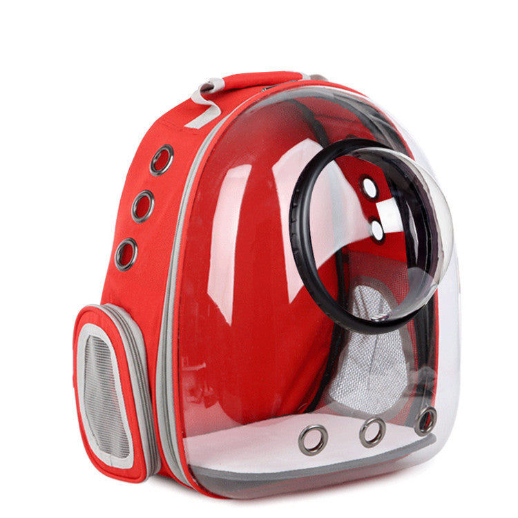 Transparent Pet Carrier Backpack – Breathable Space Capsule Design for Cats & Small Pets