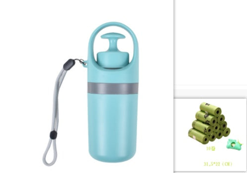 Portable Dog Pooper Scooper with Built-in Waste Bag Dispenser | Lightweight Pet Waste Picker