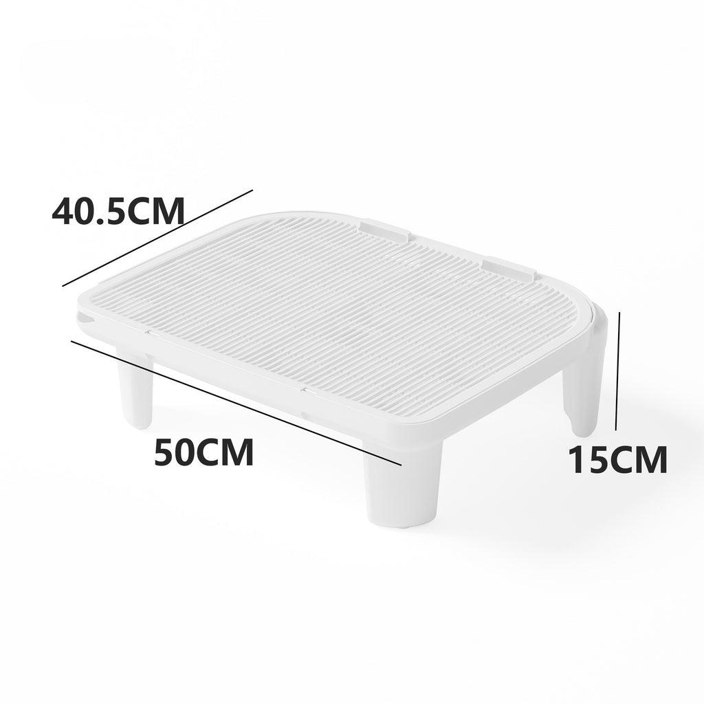Double-Layer Cat Litter Mat Anti Tracking Waterproof Cat Toilet Cleaning Mat