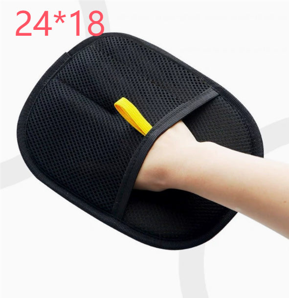 Pet Hair Remover Glove for Dogs & Cats – Deshedding Grooming Mitt for Long & Short Hair