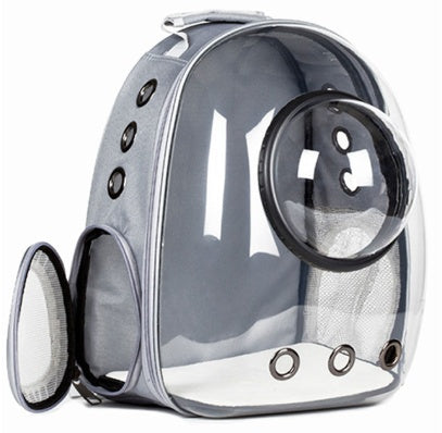 Transparent Pet Carrier Backpack – Breathable Space Capsule Design for Cats & Small Pets