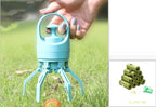 Portable Dog Pooper Scooper with Built-in Waste Bag Dispenser | Lightweight Pet Waste Picker