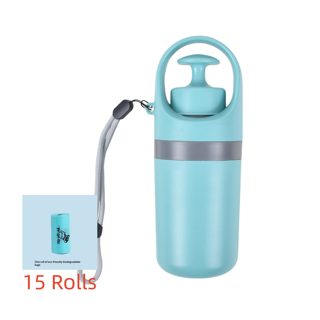Portable Dog Pooper Scooper with Built-in Waste Bag Dispenser | Lightweight Pet Waste Picker