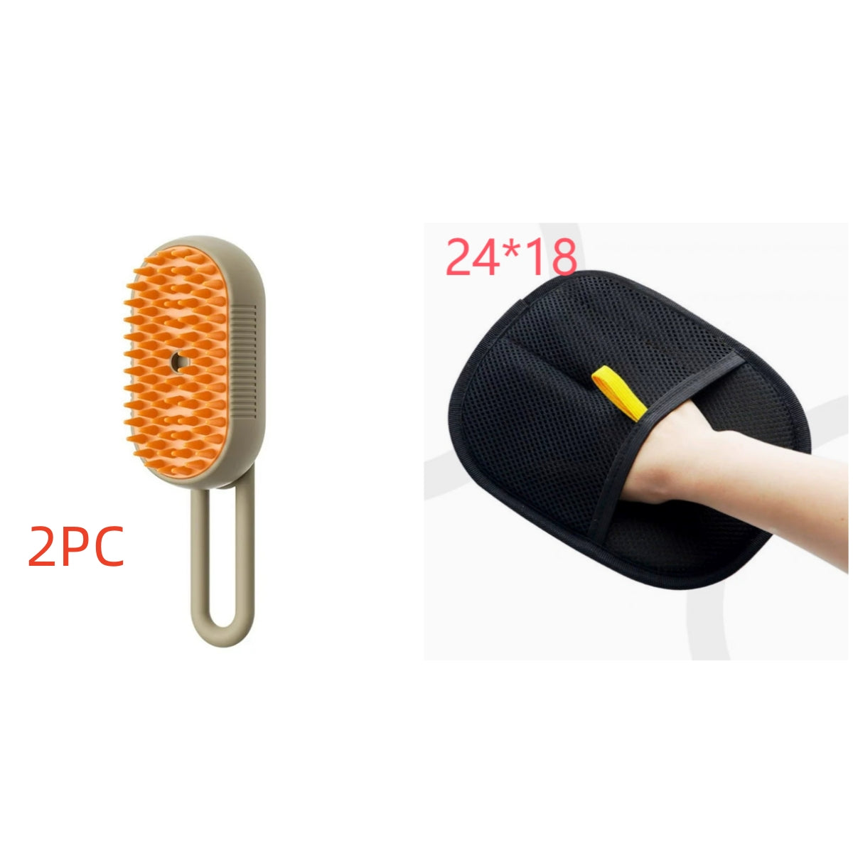 3-in-1 Electric Steam Pet Grooming Brush for Cats & Dogs – Hair Removal & Massage Comb