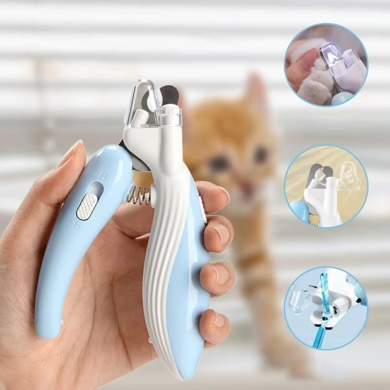 Professional Pet Nail Clipper for Dogs & Cats, Labor-Saving Grooming Trimmer
