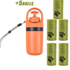 Portable Dog Pooper Scooper with Built-in Waste Bag Dispenser | Lightweight Pet Waste Picker