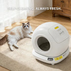Smart Self-Cleaning Cat Litter Box with App Control – 78L Fully Enclosed Automatic Cat Toilet