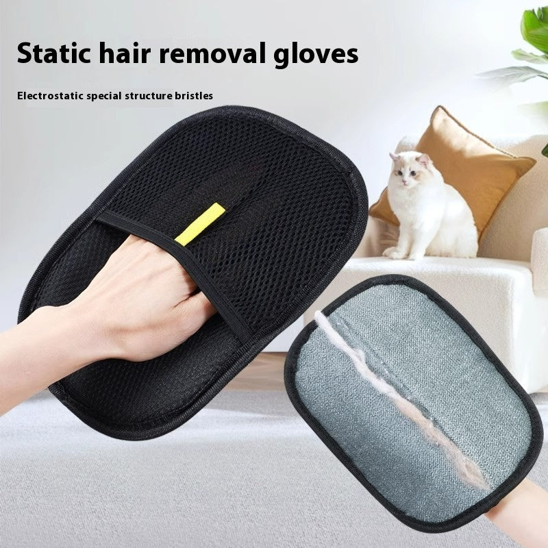 Pet Hair Remover Glove for Dogs & Cats – Deshedding Grooming Mitt for Long & Short Hair