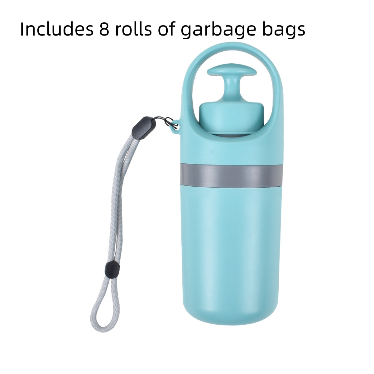 Portable Dog Pooper Scooper with Built-in Waste Bag Dispenser | Lightweight Pet Waste Picker