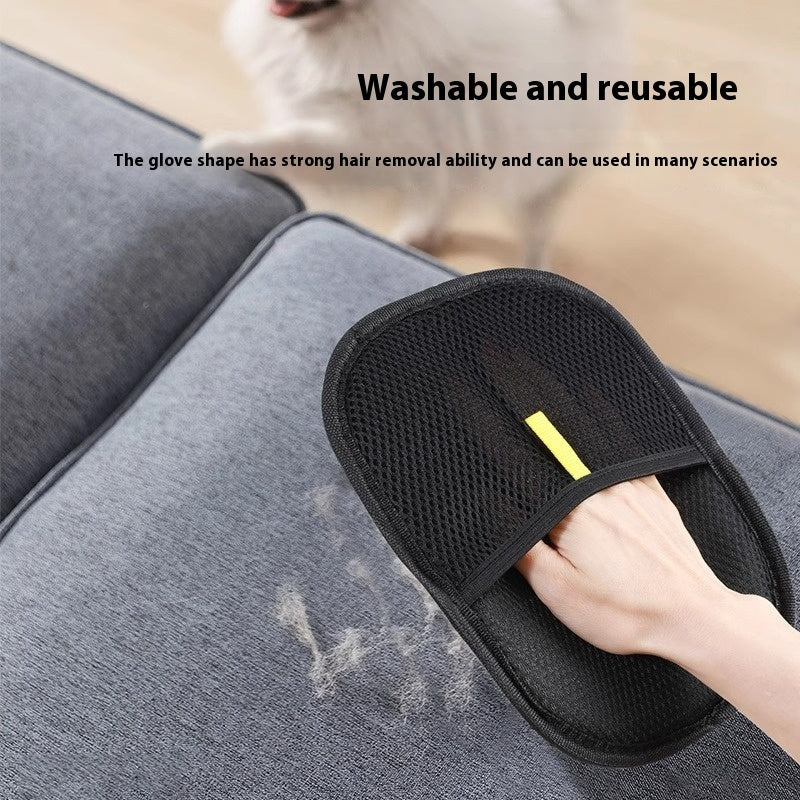 Pet Hair Remover Glove for Dogs & Cats – Deshedding Grooming Mitt for Long & Short Hair