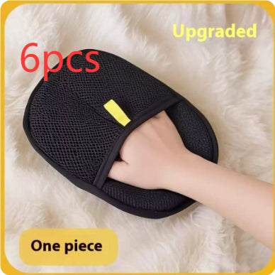 Pet Hair Remover Glove for Dogs & Cats – Deshedding Grooming Mitt for Long & Short Hair