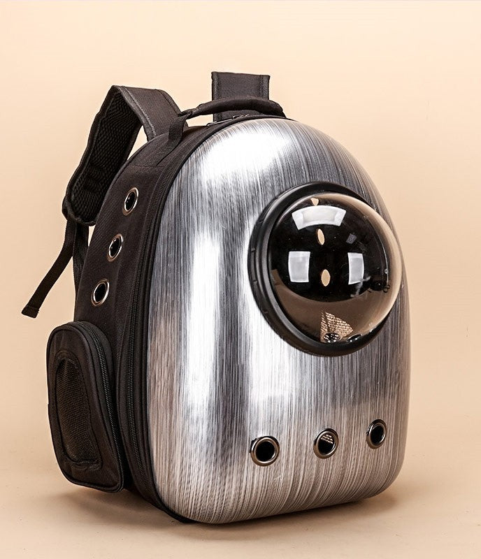 Pet Carrier Backpack | Breathable Double Shoulder Cat Travel Bag with Clear Window Design