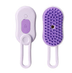 3-in-1 Electric Steam Pet Grooming Brush for Cats & Dogs – Hair Removal & Massage Comb