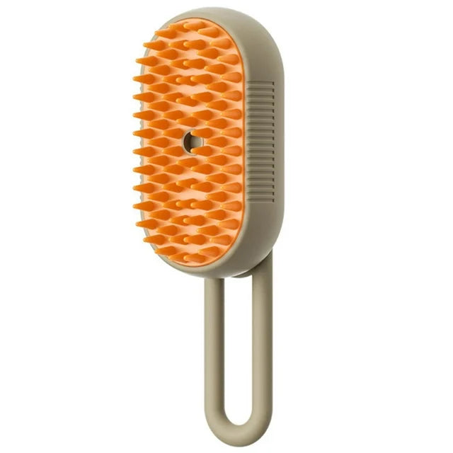 3-in-1 Electric Steam Pet Grooming Brush for Cats & Dogs – Hair Removal & Massage Comb