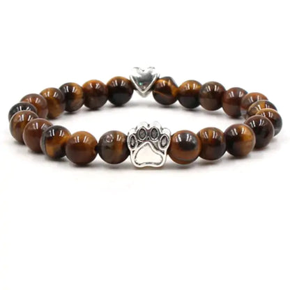 Pet Footprint Stone Bracelets